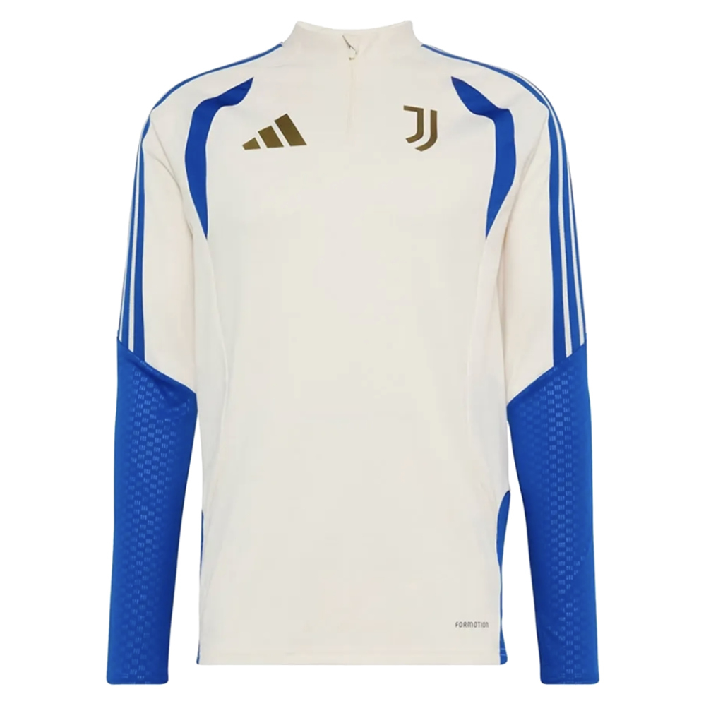 '26-'27 Juventus Training Top (Chalk ) - Kids Polyester Made By: Adidas Unisex Kids White Extra Large