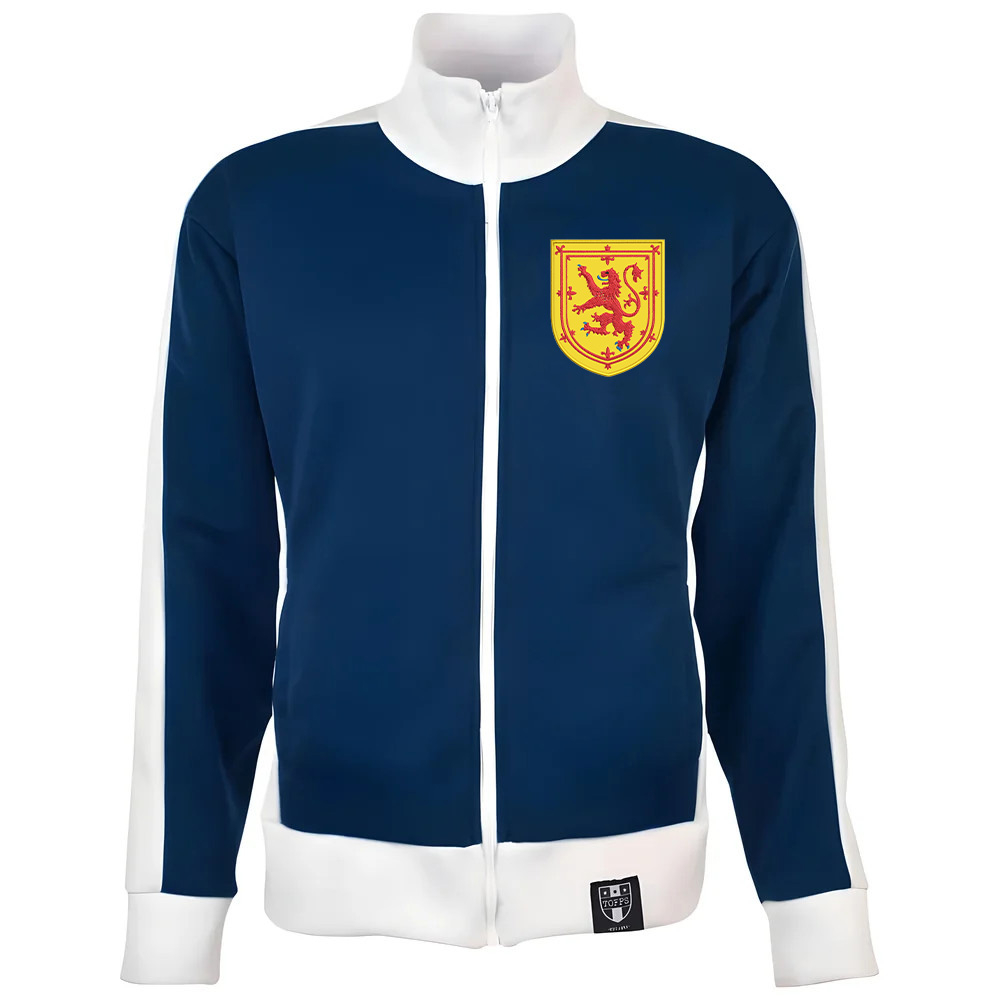 Scotland 1958 Track Top Polyester Made By: Toffs Men's Navy 4XL