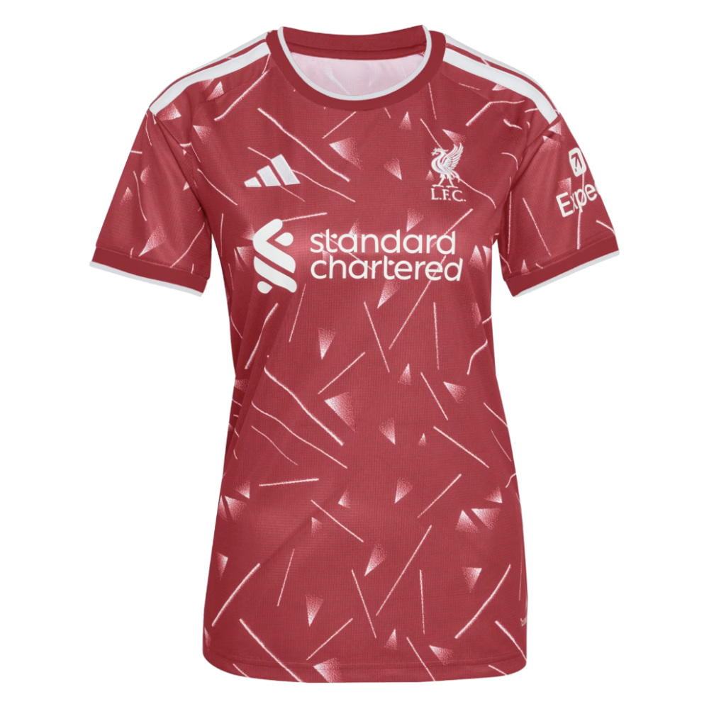 '26-'27 Liverpool Home Shirt () Polyester Made By: Adidas Women's Red Xxl