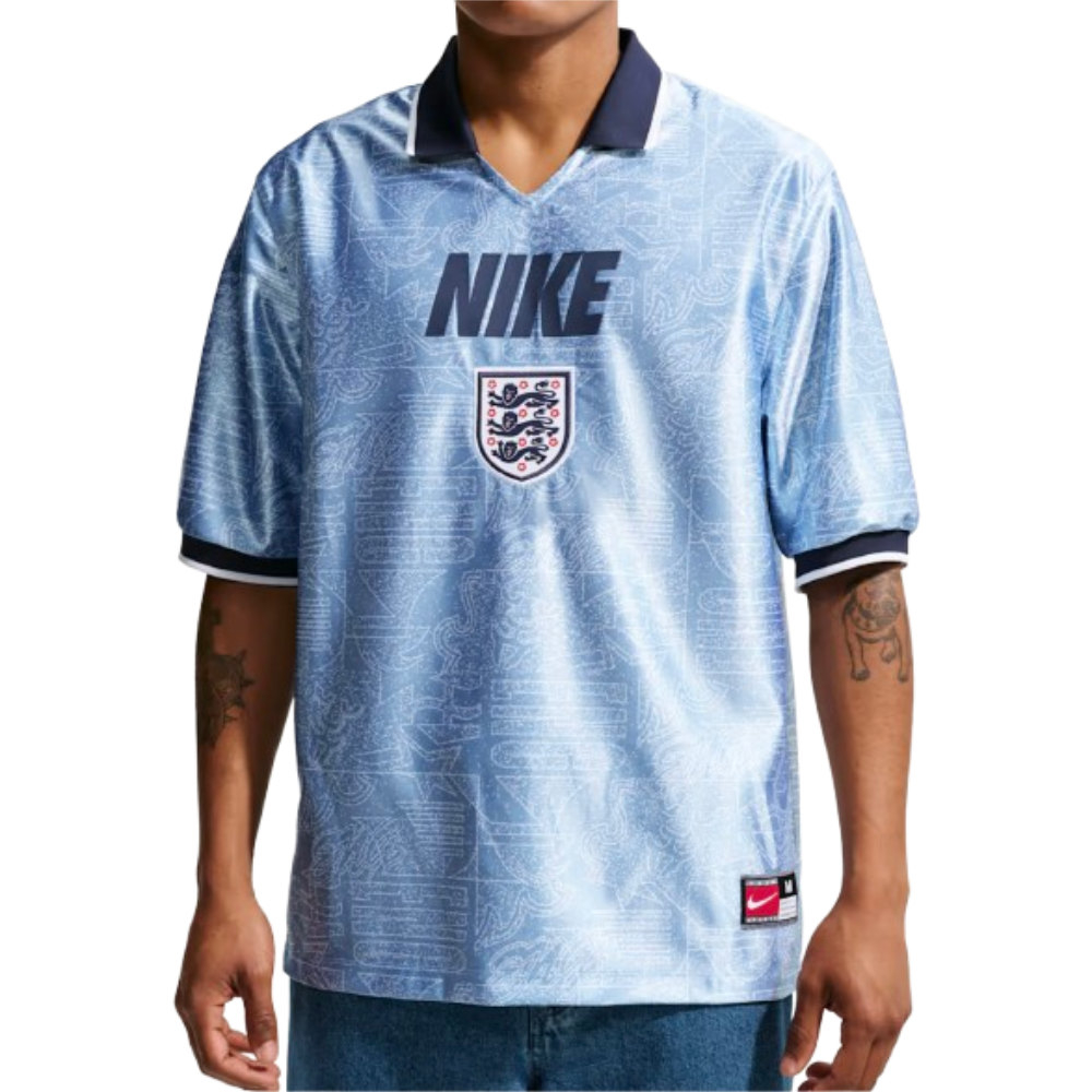 '26-'27 England Dri-Fit Energy Shirt (Work ) Polyester Made By: Nike Men's Blue Medium