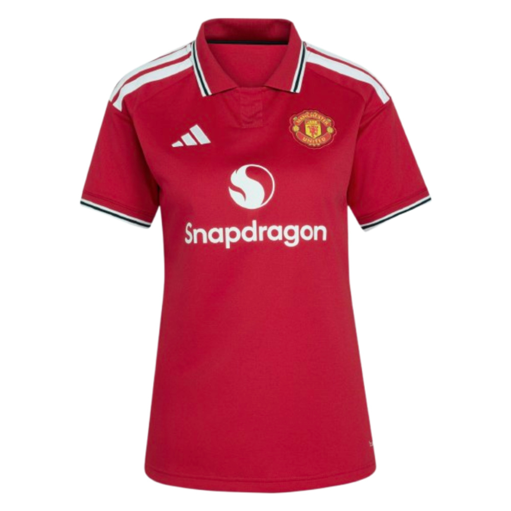 '26-'27 Man Utd Home Shirt () Polyester Made By: Adidas Women's Brown Xxs