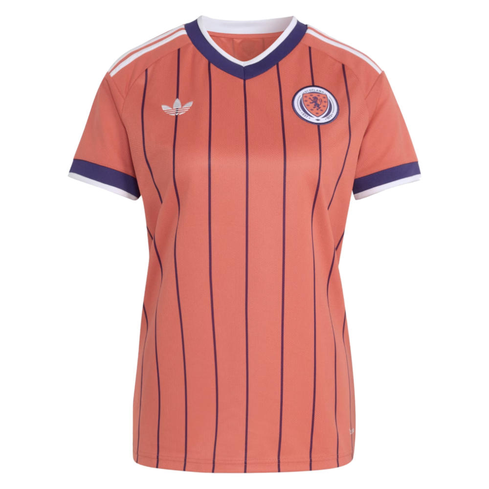 '26-'27 Scotland Away Shirt () Polyester Made By: Adidas Women's Tan Xxs