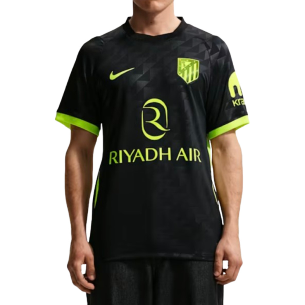 '26-'27 Atletico Madrid Away Shirt Polyester Athletico Madrid Made By: Nike Men's Black Large