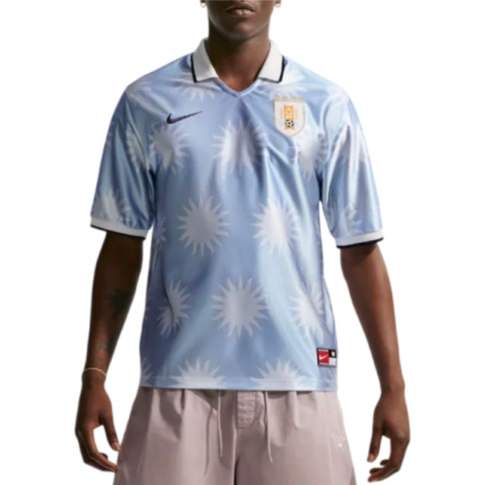 '26-'27 Uruguay Dri-Fit Energy Shirt (Blue) Polyester Made By: Nike Men's Blue 3XL