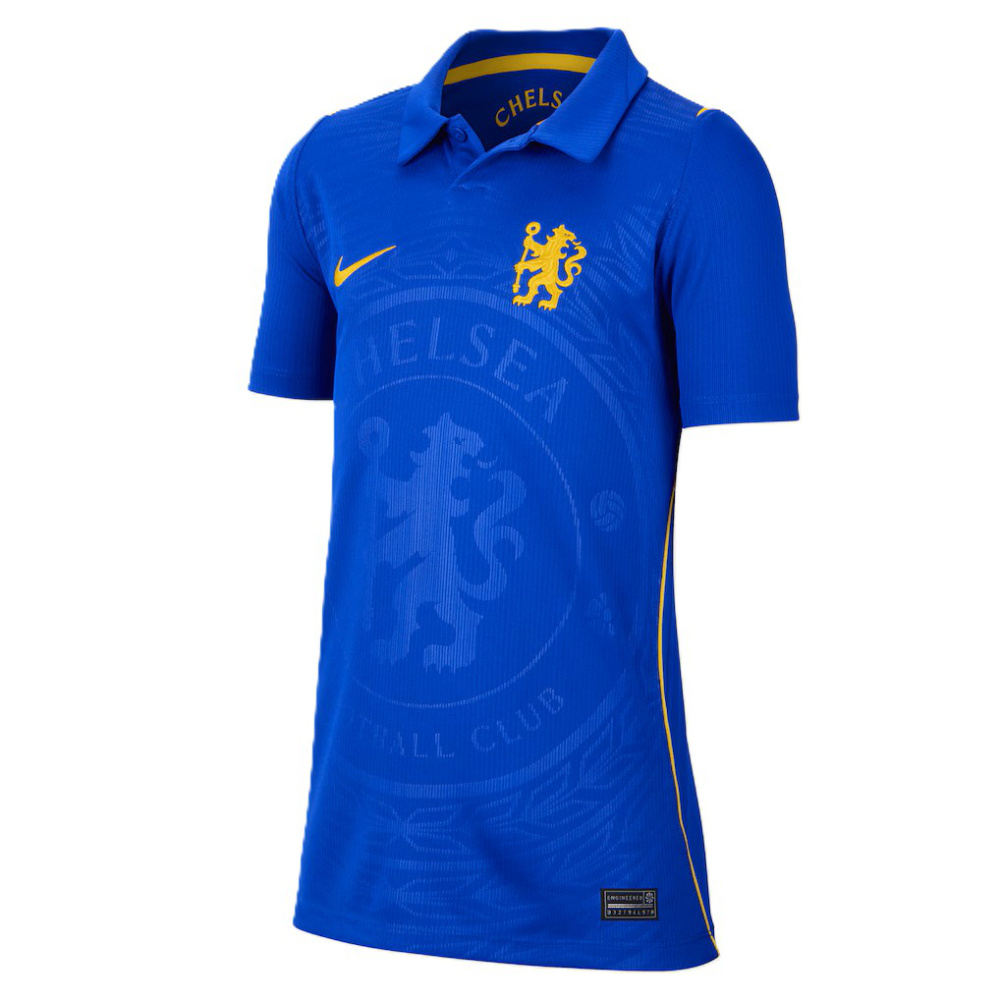 '26-'27 Chelsea Home Shirt (Kids) Polyester Made By: Nike Unisex Kids Blue Medium