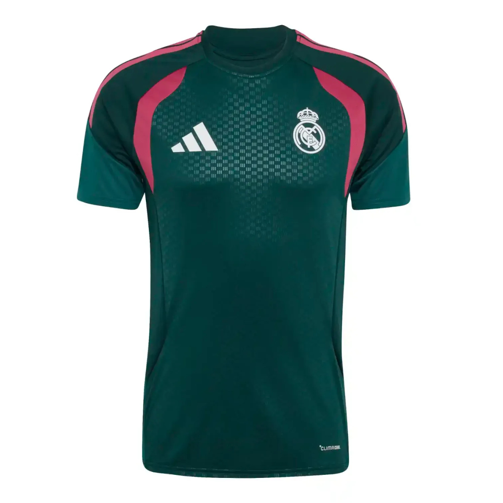 '26-'27 Real Madrid Training Jersey (Aurora Ivy) Polyester Made By: Adidas Men's Green Xxl