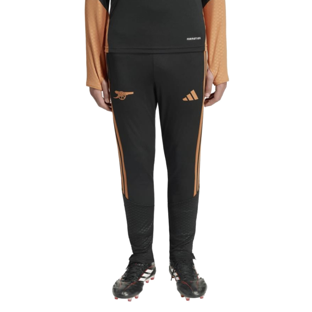 '26-'27 Arsenal Training Pants (Black) - Kids 22 Waist Polyester Made By: Adidas Unisex Kids Black 26 Waist