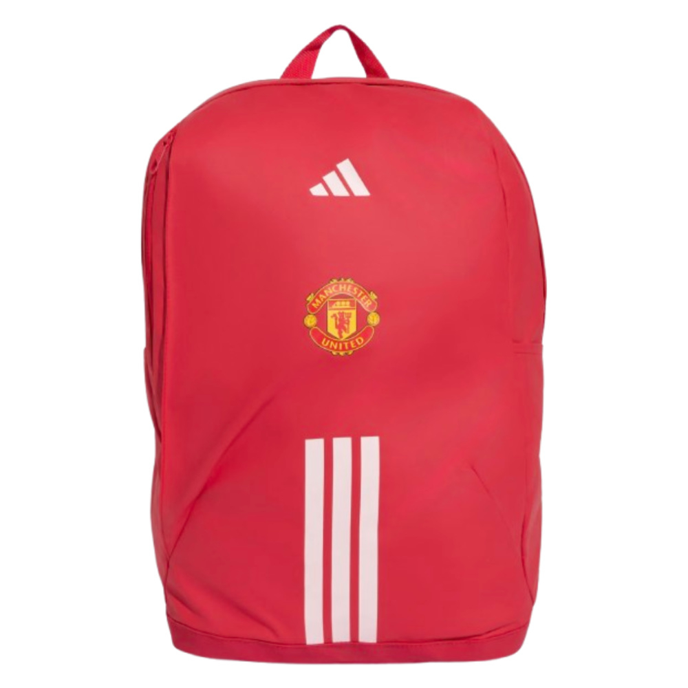 '26-'27 Man Utd Backpack (Red) One Size Polyester Manchester United Made By: Adidas Men's Red