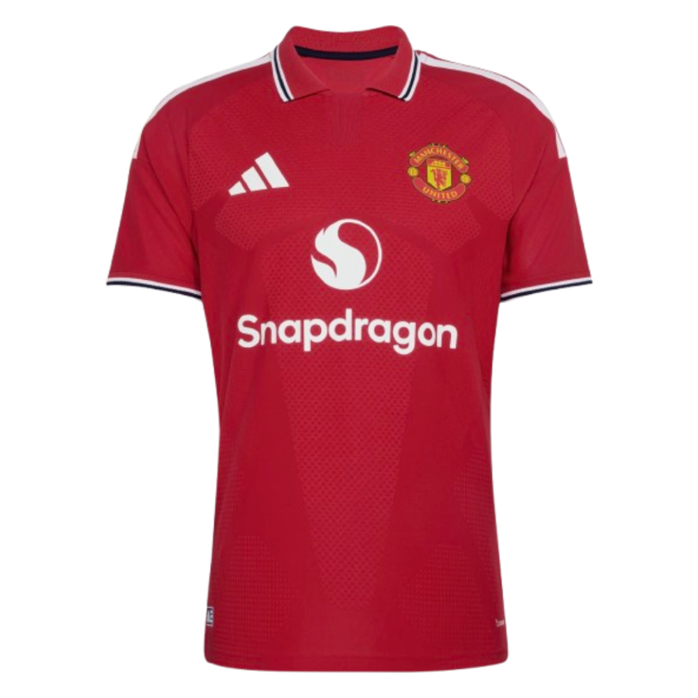 '26-'27 Man Utd Authentic Home Shirt Polyester Manchester United Made By: Adidas Men's Red Xxl