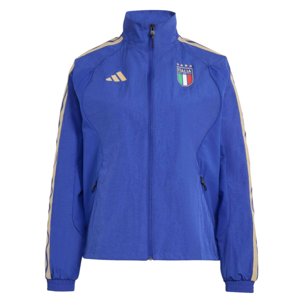 '26-'27 Italy Home Anthem Jacket (Bold ) - Polyester Made By: Adidas Women's Blue Large