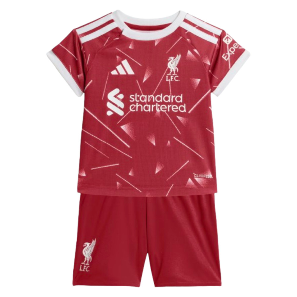 '26-'27 Liverpool Home Baby Kit Toddler's 3-6 Mo Polyester Made By: Adidas Unisex Toddler Red 6-9 Mo