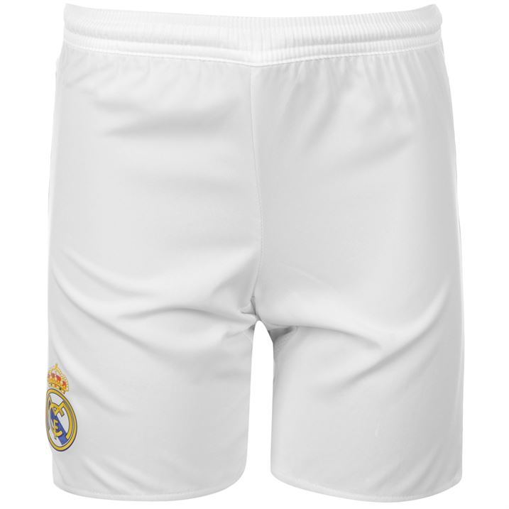 Click to view product details and reviews for 2015 2016 Real Madrid Adidas Home Shorts White Kids.