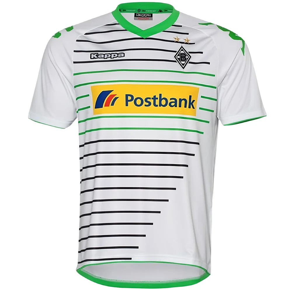 '13-'14 Borussia Monchengladbach Home Shirt ((Excellent) Polyester Made By: Kappa Men's White Xxl