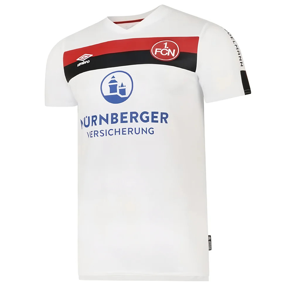'19-'20 Nurnberg Away Shirt (S) (Mint) Polyester Made By: Umbro Men's White Small