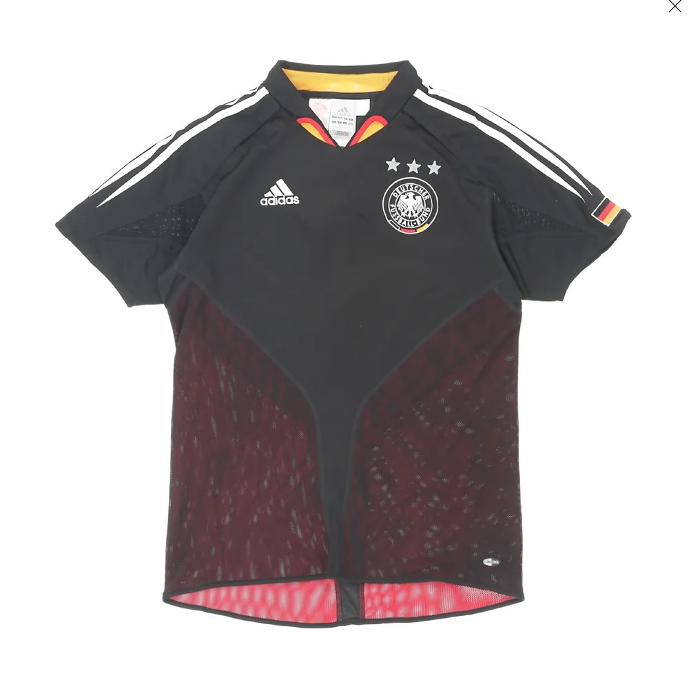 '04-'06 Germany Away Shirt ((Very Good) S) Polyester Made By: Adidas Men's Black Small