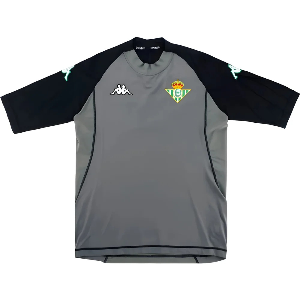 '04-'05 Real Betis 3Rd Shirt ((Excellent) Polyester Made By: Kappa Men's Grey Extra Large