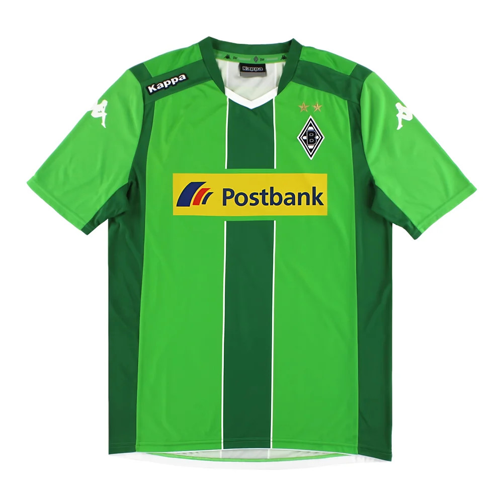 '14-'15 Borussia Monchengladbach Away Shirt ((Excellent) Polyester Made By: Kappa Men's Green Extra Large
