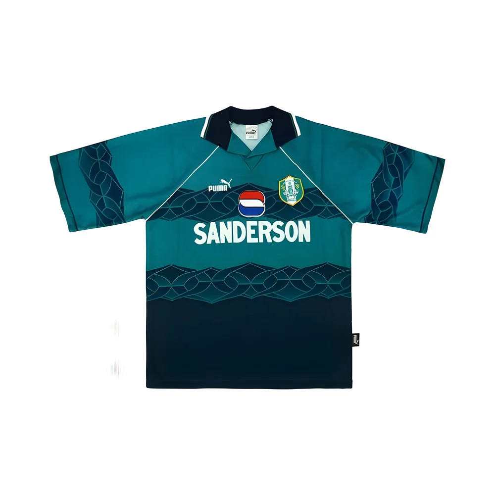 '95-'96 Sheffield Wednesday Away Shirt (Very Good) Polyester Made By: Puma Men's Turquoise Xxl