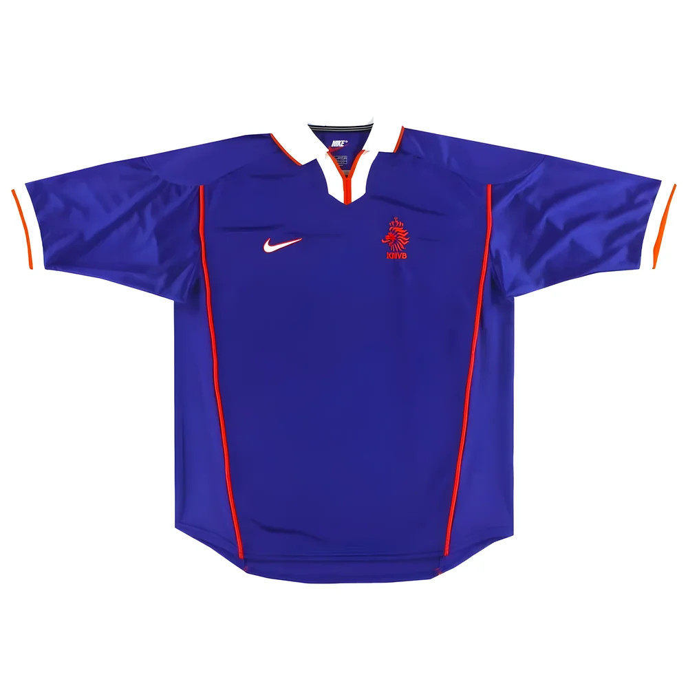 '98-'00 Holland Away (S) (Excellent) Polyester Made By: Nike Men's Blue Small