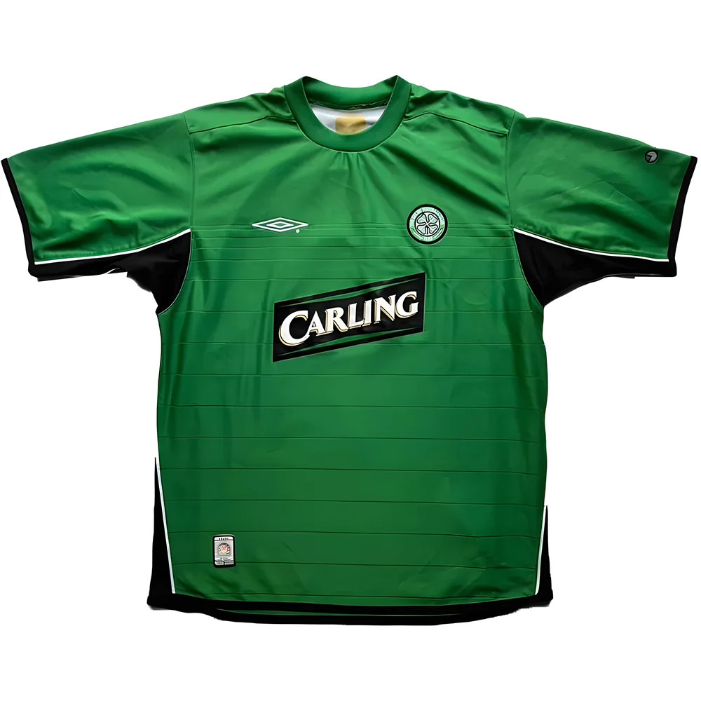 '04-'05 Celtic Training Shirt ) (Excellent) Polyester Made By: Umbro Men's Green Extra Large