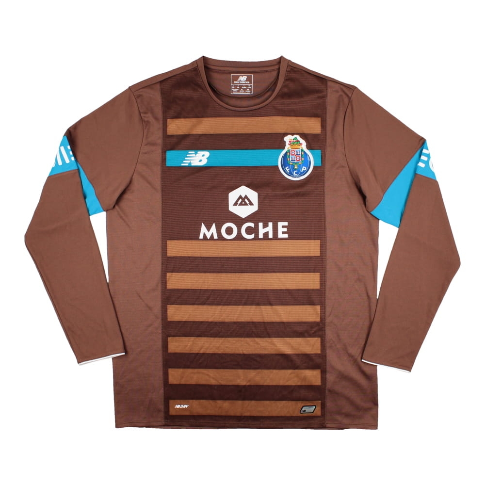fc porto 2015-16 away long sleeved away shirt ((excellent) l)
