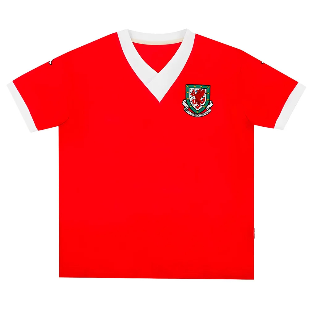 '06-'07 Wales Home (Excellent) Polyester Made By: Kappa Men's Red Large