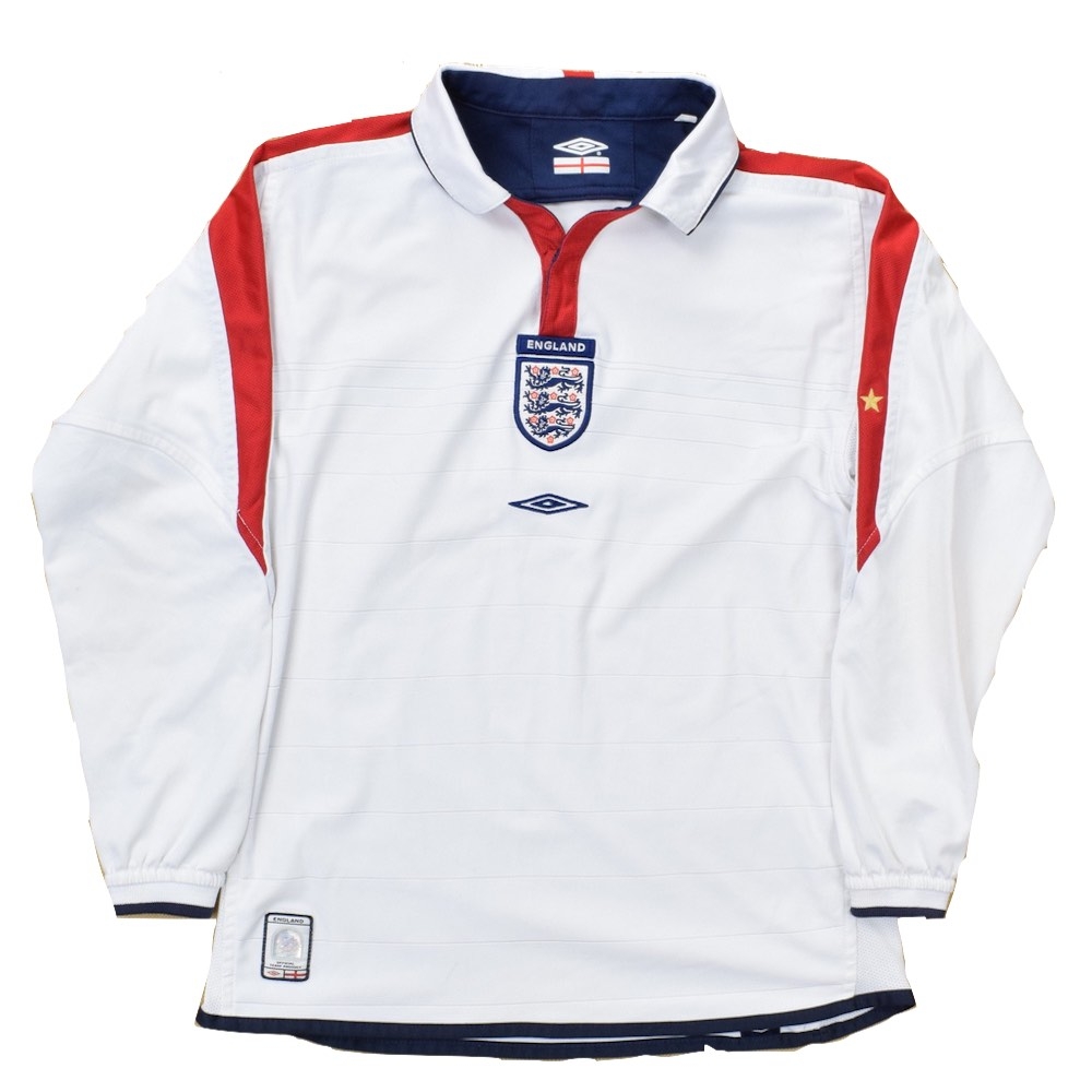 数量は多い  Sleeved Long 2003-05 England Home (Excellent (L) Shirt ウェア