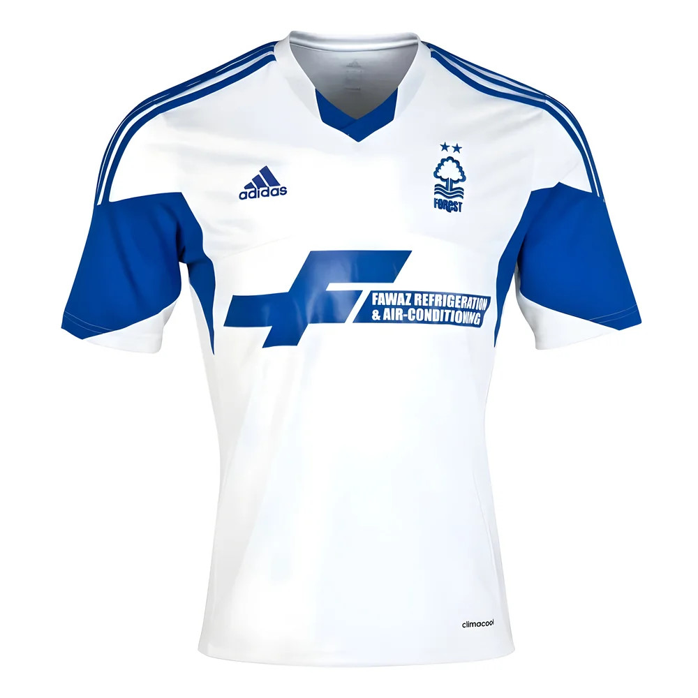 '13-'14 Nottingham Forest Third Shirt (Excellent) Polyester Made By: Adidas Men's White Small