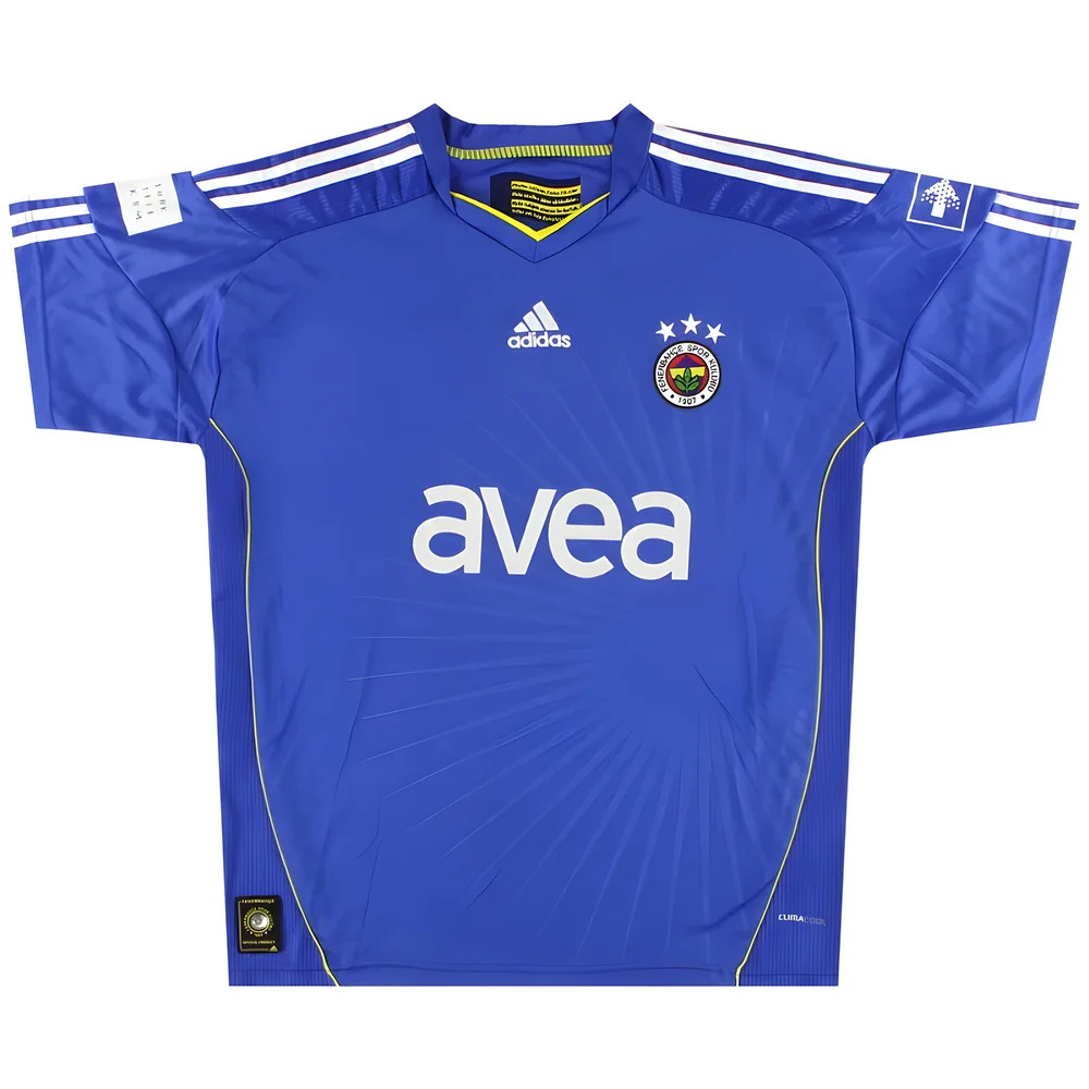 '10-'11 Fenerbahce Third Shirt (Excellent) Polyester Made By: Adidas Men's Blue Medium