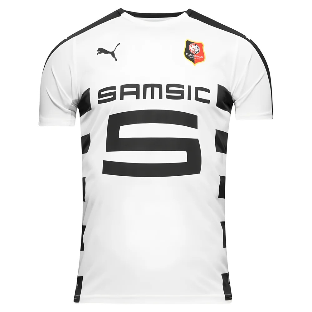 '16-'17 Rennes Away Shirt ) (Mint) Polyester Made By: Puma Men's White 3XL