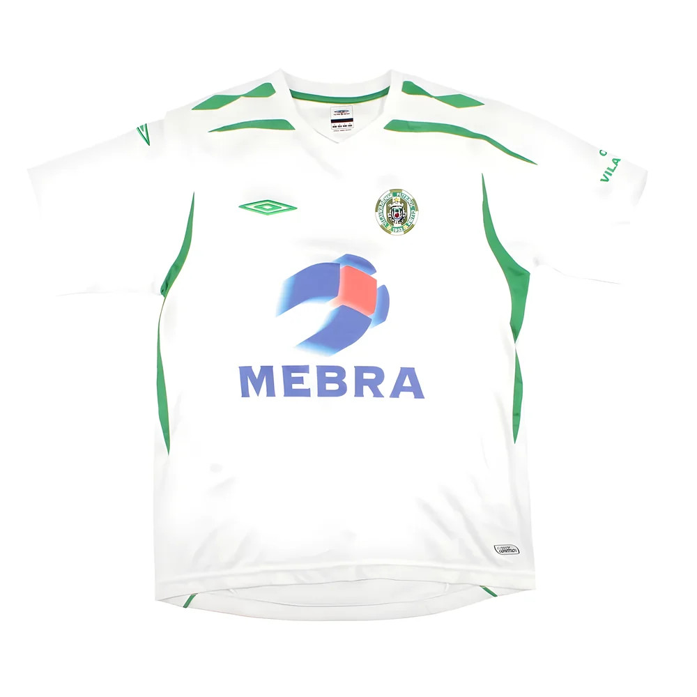 '19-'20 Vilaverdense Away Shirt (S) (Very Good) Polyester Made By: Umbro Men's White Small