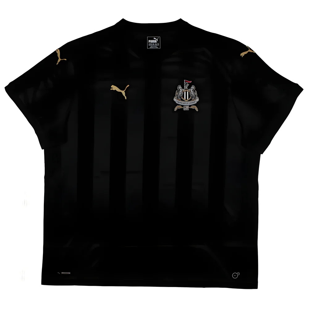 '17-'18 Newcastle United Third Shirt (Sponsorless) ) (Mint) Polyester Made By: Puma Men's Black Xxl