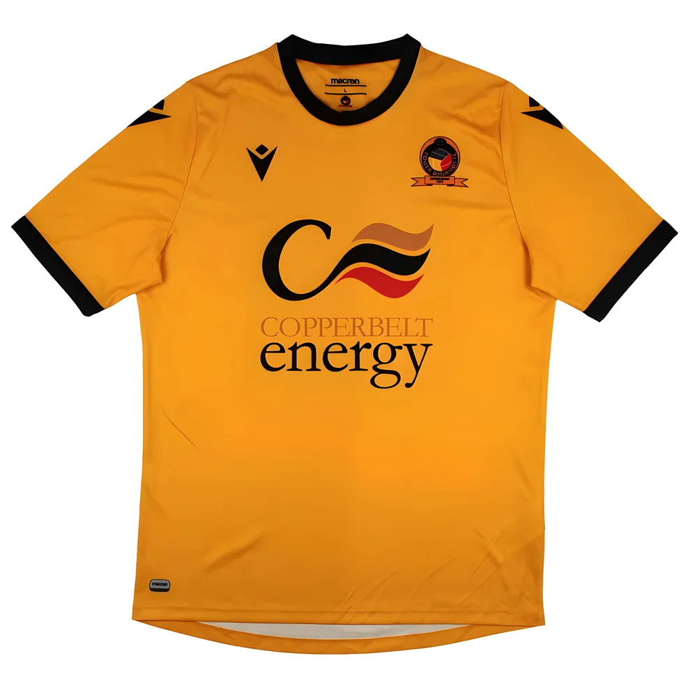 '19-'20 Power Dynamos Home Shirt (S) (Very Good) Polyester Made By: Macron Men's Yellow Small