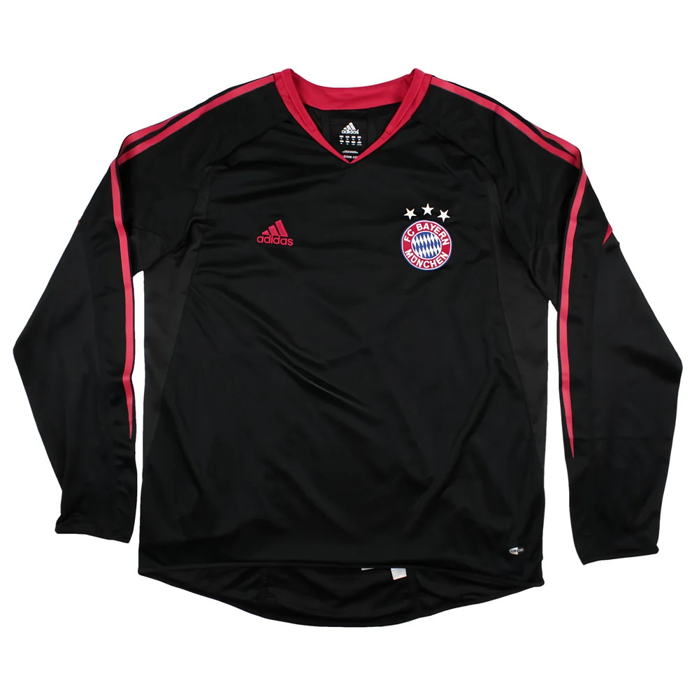 '04-'06 Bayern Munich Third Shirt (Sponsorless) ) (Mint) Polyester Made By: Adidas Men's Black Extra Large