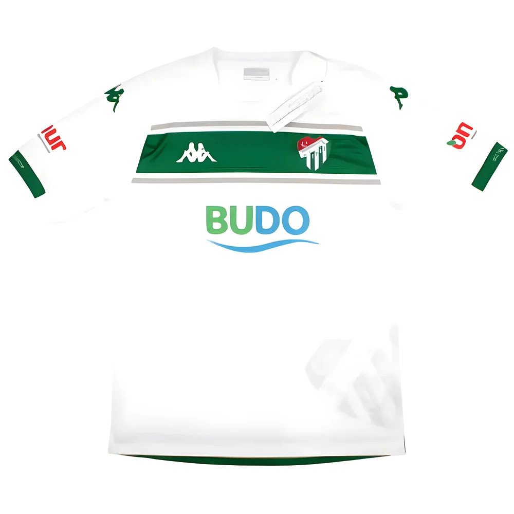 '19-'20 Bursaspor Home Shirt ) (Mint) Polyester Made By: Kappa Men's White Xxl