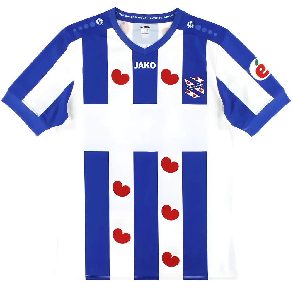 '19-'20 Heerenveen Home Shirt (Sponsorless) (M) (Excellent) Polyester Heerenven Made By: Jako Men's Blue Medium