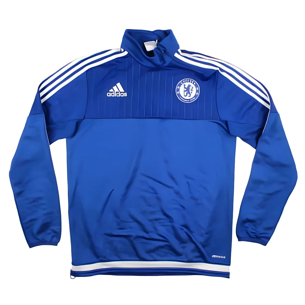 '15-'16 Chelsea Adidas Training Top (S) (Excellent) Polyester Men's Blue Small
