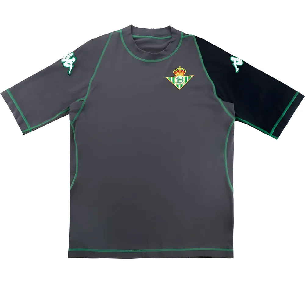 '03-'04 Real Betis Third Shirt ) (Excellent) Polyester Made By: Kappa Men's Grey Extra Large
