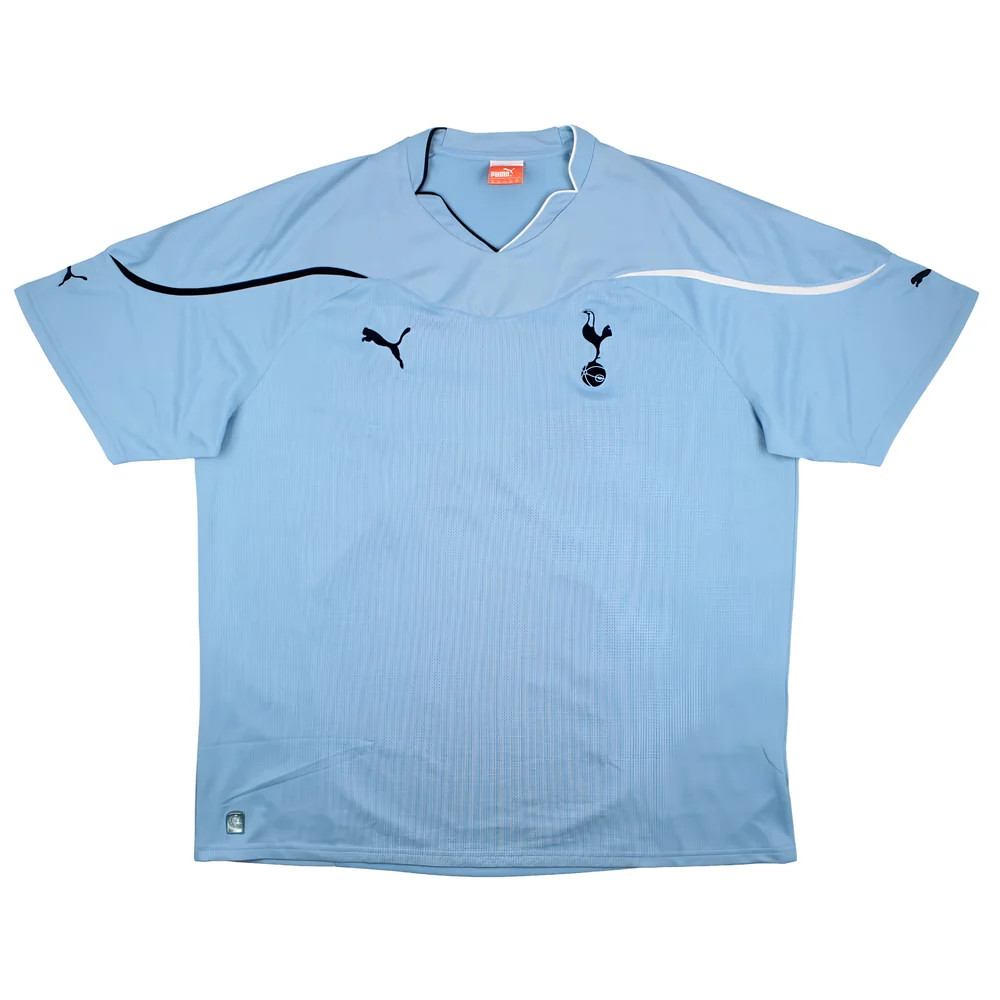 '10-'11 Tottenham Hotspur Away Shirt (Sponsorless) ) (Excellent) Polyester Made By: Puma Men's Blue Xxl
