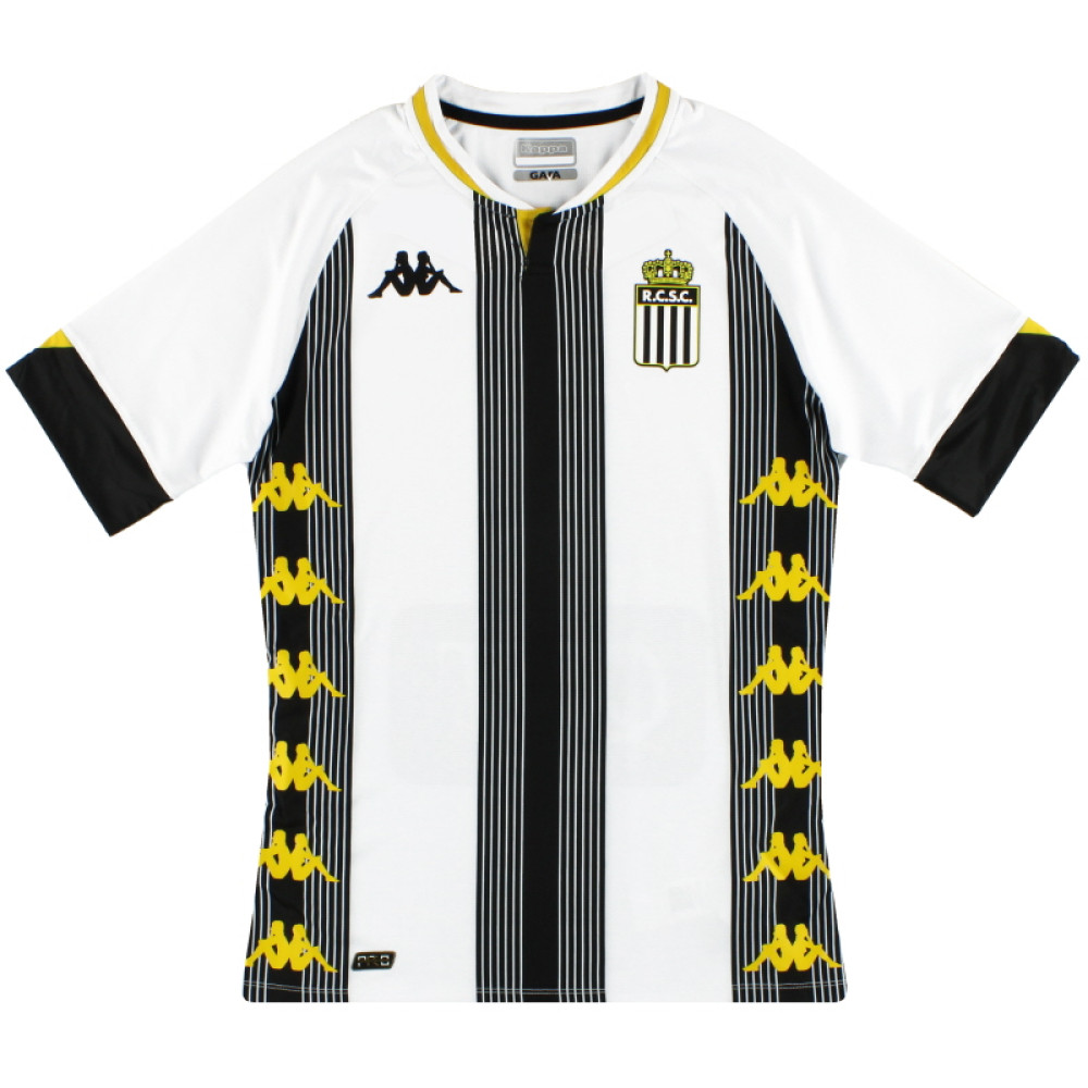 '20-'21 Charleroi Home Shirt (Sponsorless) (L) (Excellent) Polyester Made By: Kappa Men's Black Large