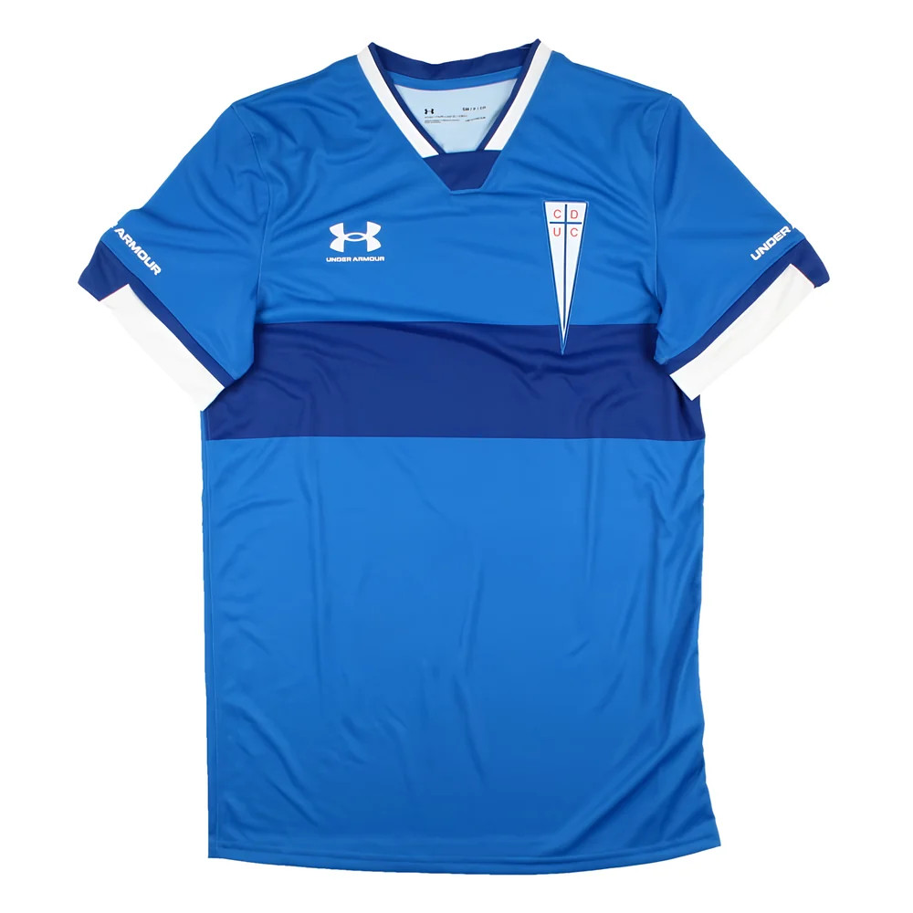 '22-'23 Universidad Catolica Away Shirt (S) (Excellent) Polyester Made By: Under Armour Men's Blue Small