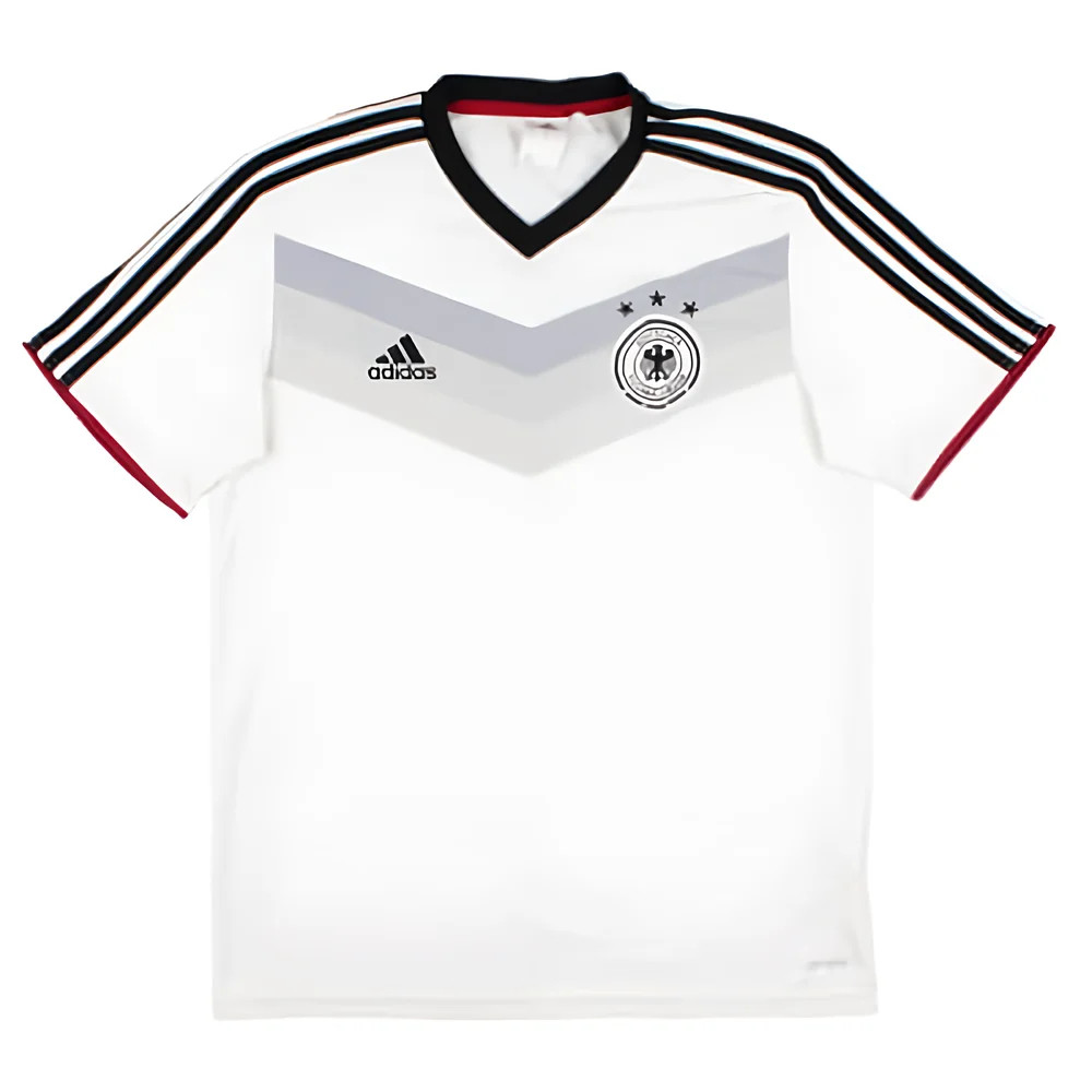 '14-'15 Germany Adidas Training Shirt (M) (Excellent) Polyester Men's White Medium