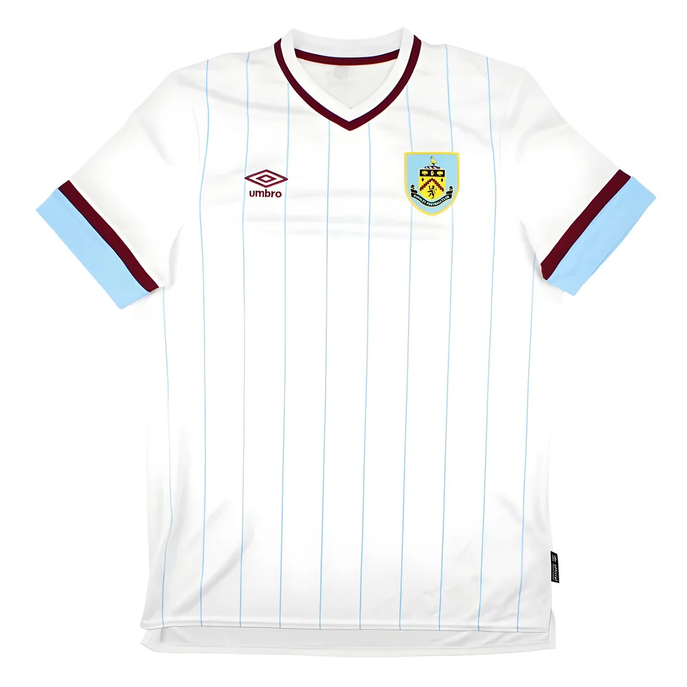 '21-'22 Burnley Away Shirt (Sponsorless) (S) (Excellent) Polyester Made By: Umbro Men's White Small