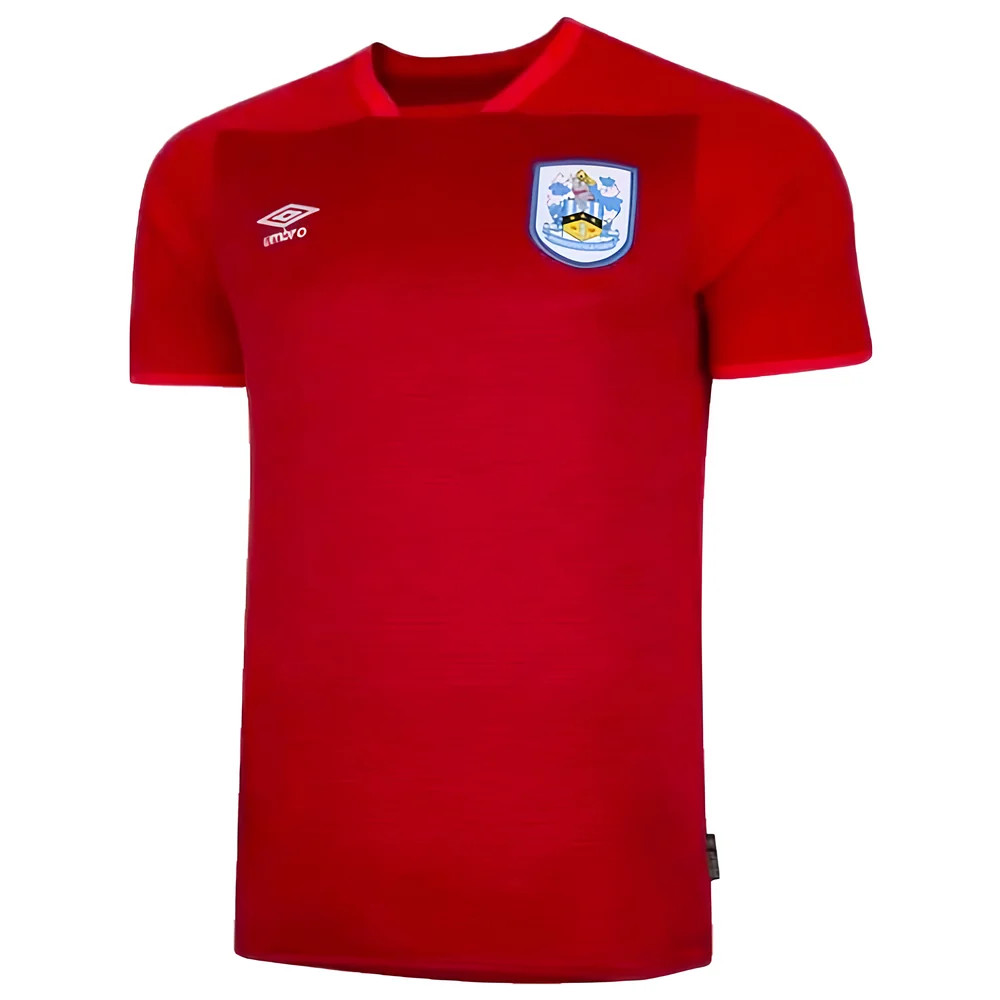 '20-'21 Huddersfield Away Shirt ) (Mint) Polyester Made By: Umbro Men's Red Xxl