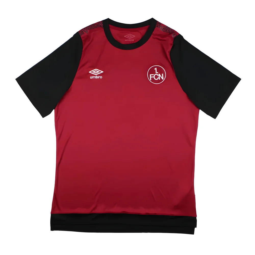 '19-'20 Nurnberg Home Shirt (M) (Excellent) Polyester Made By: Umbro Men's Red Medium