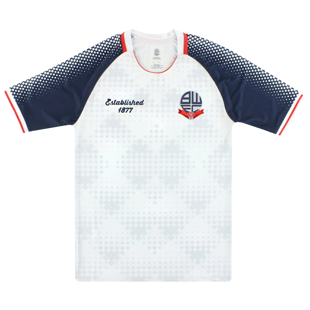 '19-'20 Bolton Wanderers Home Shirt (Sponsorless) (M) (Mint) Polyester Made By: Club Men's White Medium