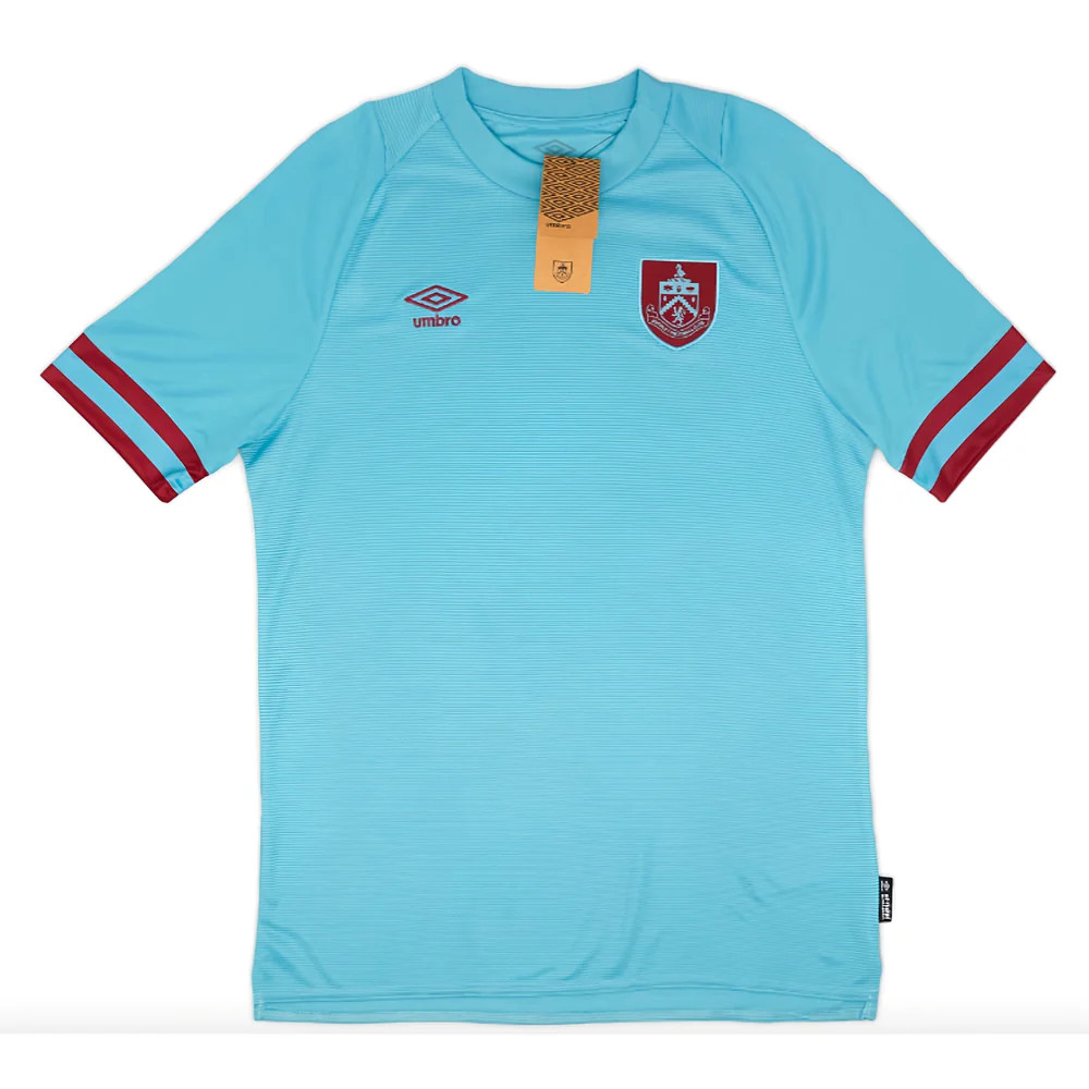 '22-'23 Burnley Away Shirt (Sponsorless) ) (Excellent) Polyester Made By: Umbro Men's Blue Xxl