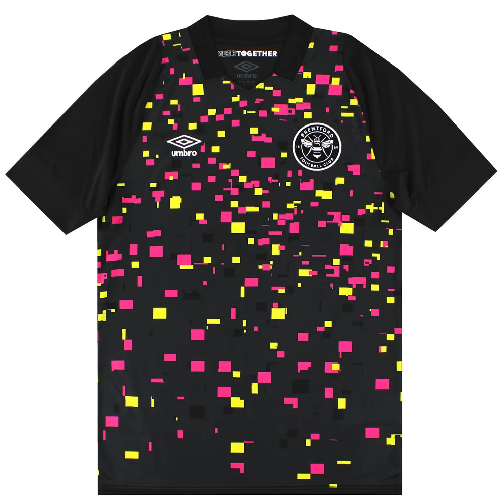 '22-'23 Brentford Third Shirt (Sponsorless) (S) (Excellent) Polyester Made By: Umbro Men's Black Small