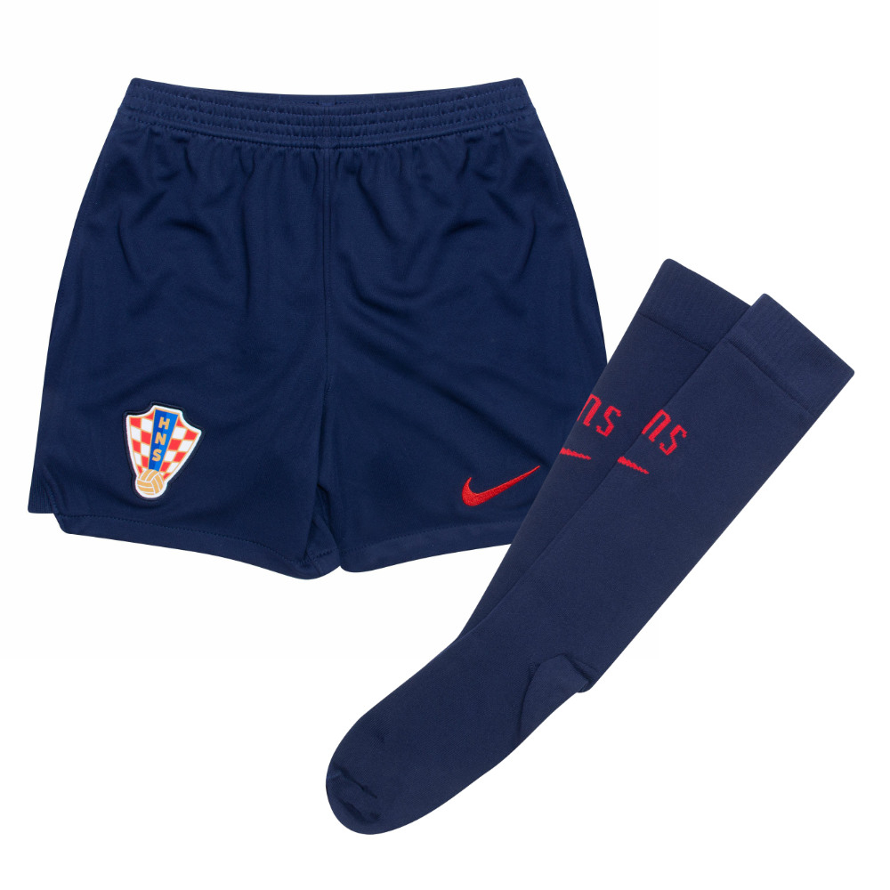 '22-'23 Croatia Away Shorts And Socks (6-7Y) (Bnwt) Kids Polyester Made By: Nike Unisex Kids Navy Size 6-7