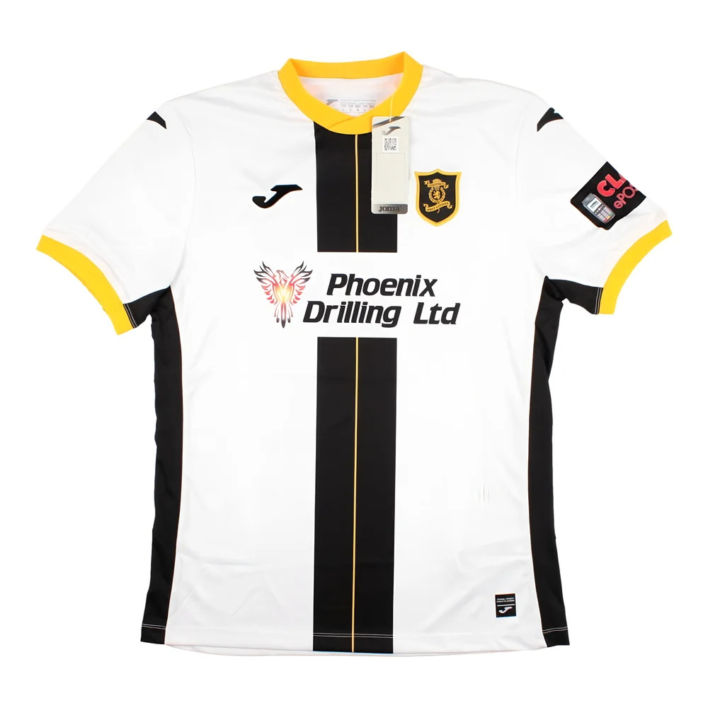'22-'23 Livingston Away Shirt (M) (Very Good) Polyester Made By: Joma Men's White Medium